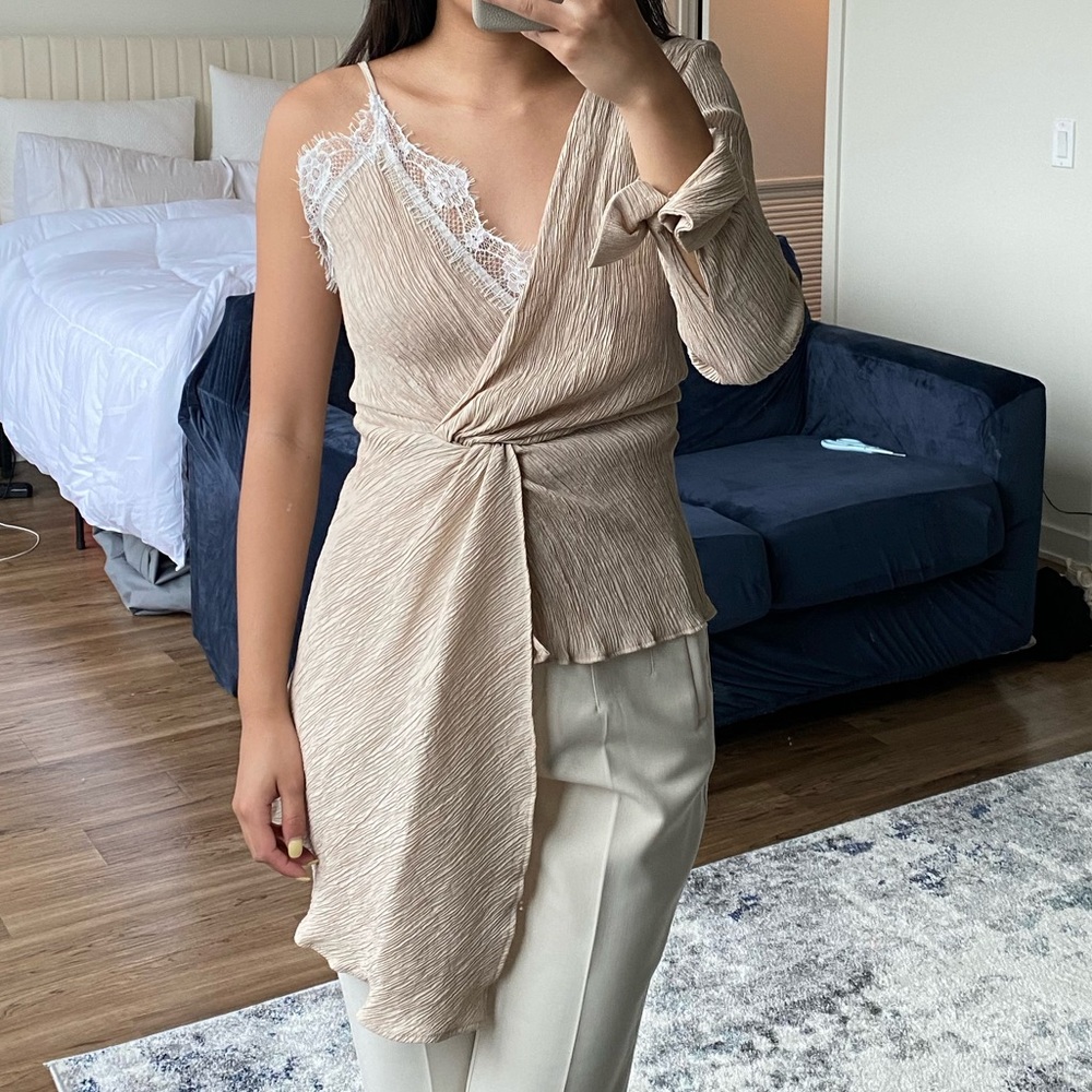 Zara one shoulder top
